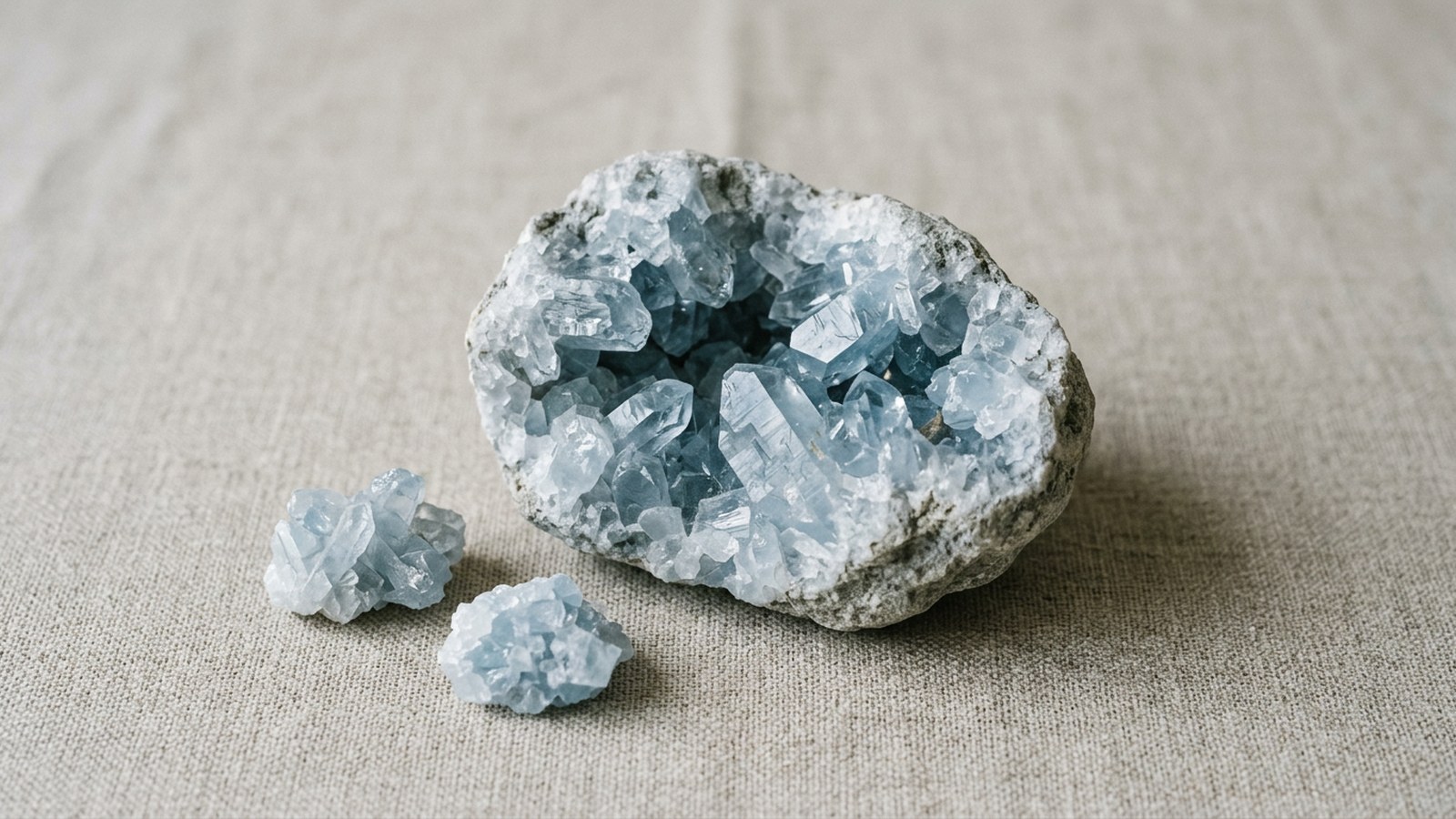 Celestite Meaning: Calm, Dreams and Angel Lore, and Why Your Geode Fades in the Sun