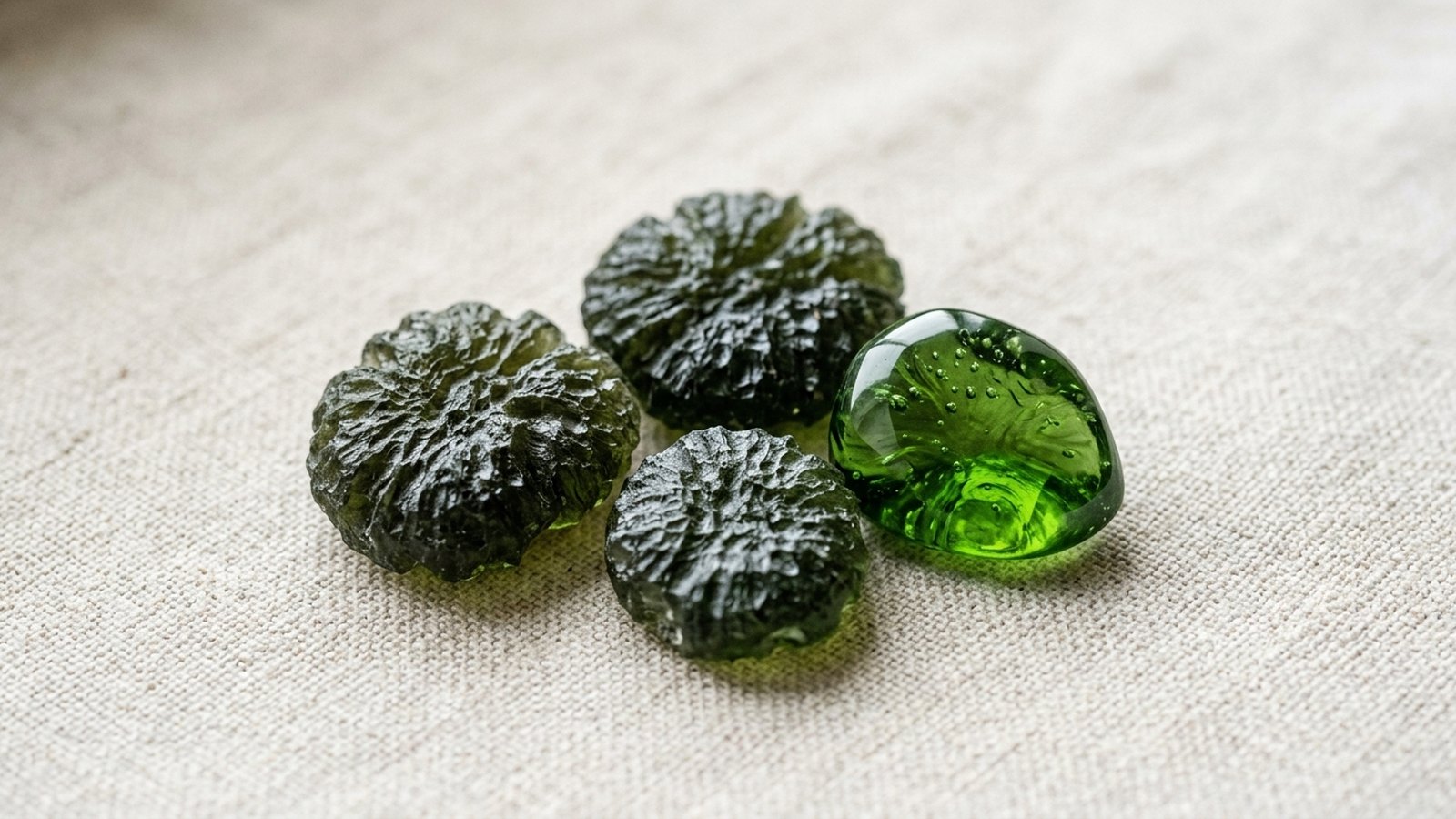 A Moldavite specimen