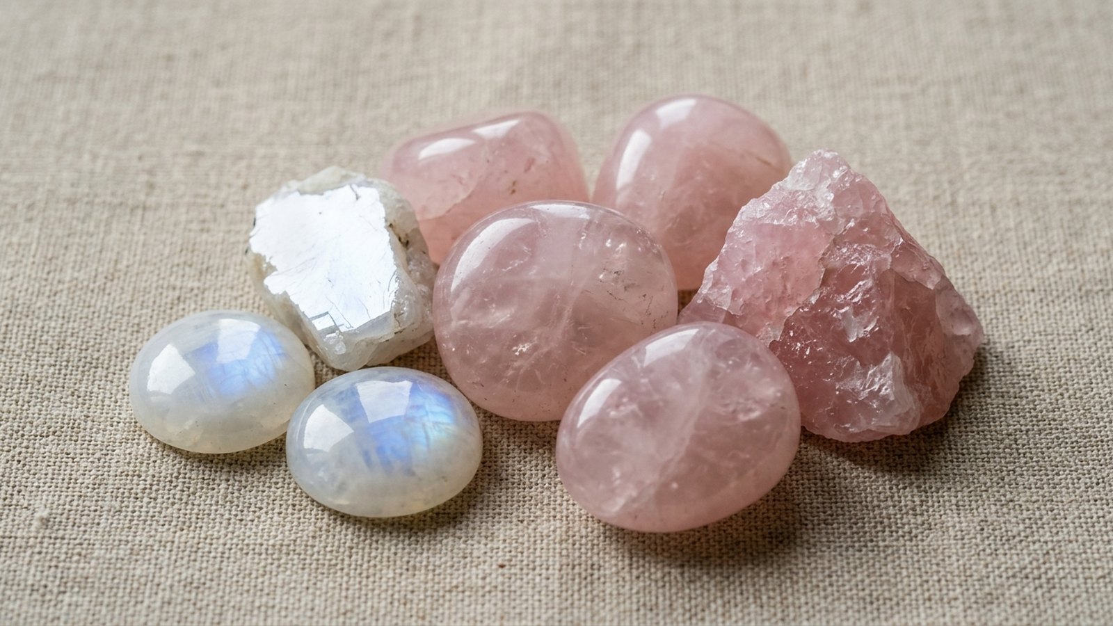 Rose Quartz and Moonstone: What This Pair Is Actually For, and Which Half Breaks First